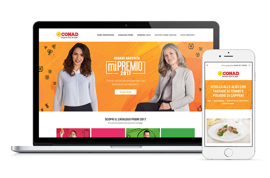 Conad rinnova e personalizza il suo catalogo premi digitale grazie ad Adacto e Volponi 1