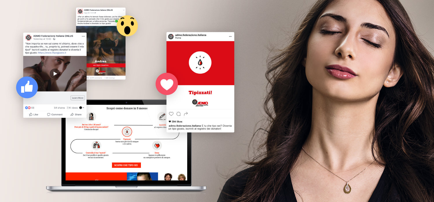 “Sei tu il tipo giusto?” ADMO punta sul digital per la nuova campagna sulla donazione del midollo. 2
