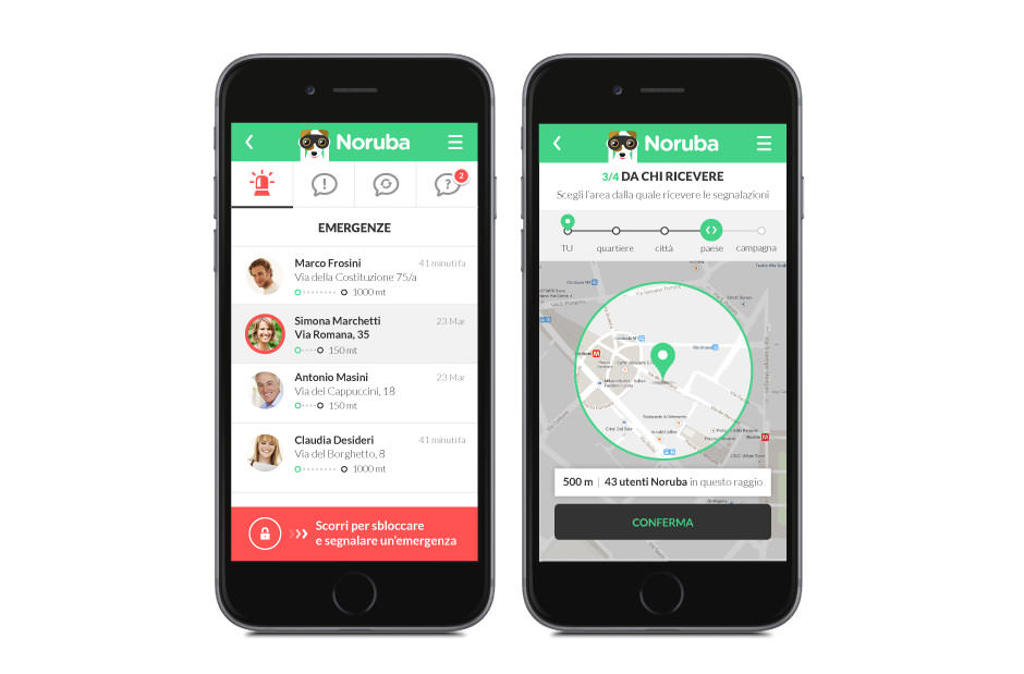 Quartieri più sicuri con Noruba, la app del vicinato attivo 2