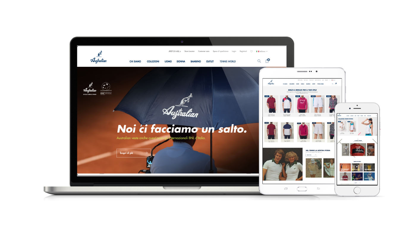 On line il nuovo e-commerce di Australian 1