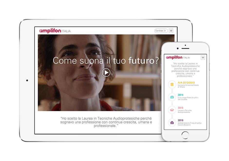 Orecchie tese per la messa online del nuovo Amplifon Careers 2