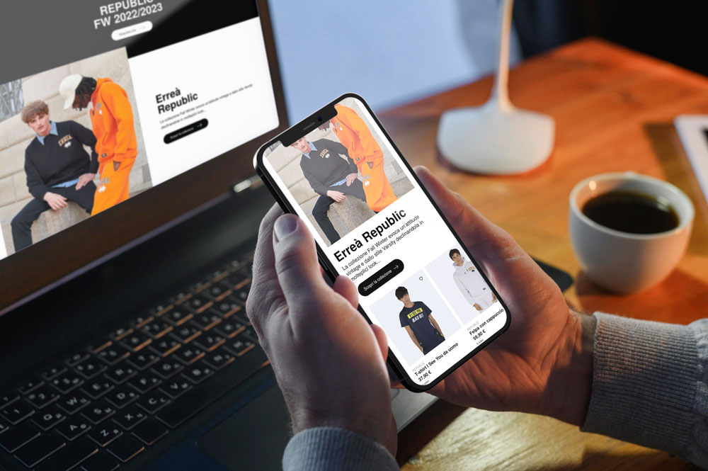 Il nuovo e-commerce Erreà è firmato Adacto | Adiacent e corre veloce 1